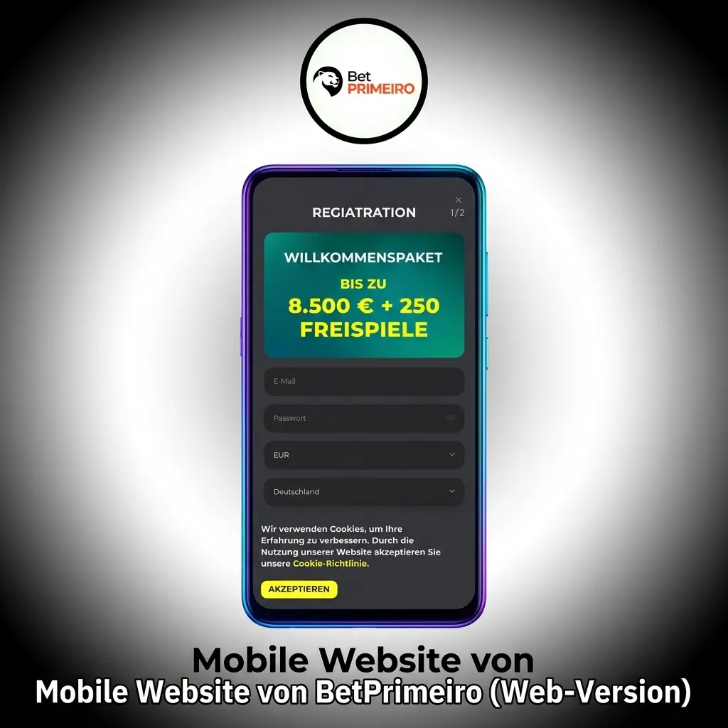 BetPrimeiro mobile Webversion im Browser – responsives Layout für Smartphones ohne App-Download
