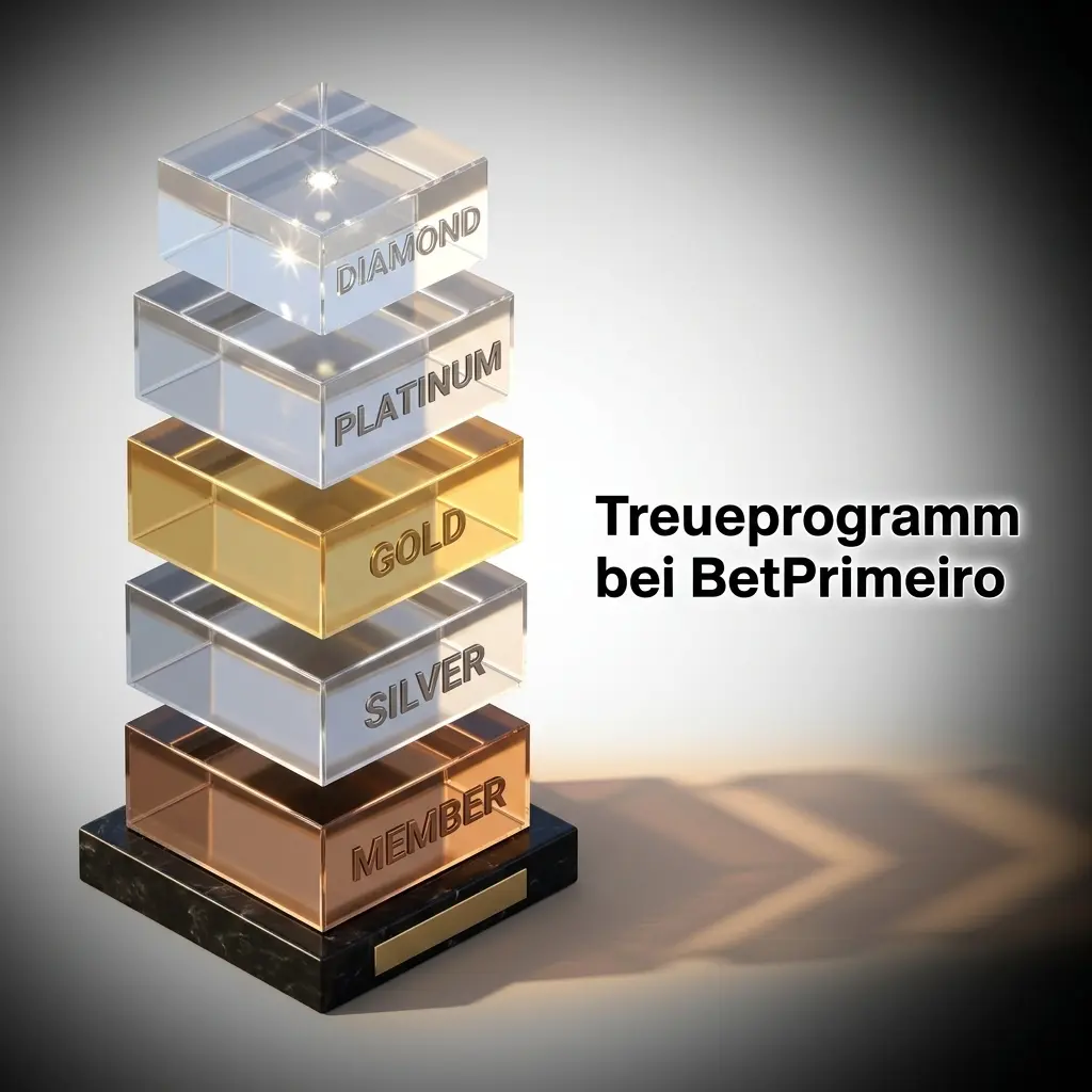 BetPrimeiro Treueprogramm Stufen: Bronze bis Diamant mit Punkten, Cashback und VIP-Vorteilen